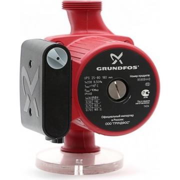 Насос циркуляционный GRUNDFOS UPS 25- 80 с гайками, 95906440 [НС-0027462] фото 1