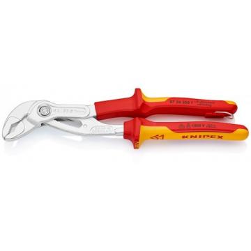 Клещи переставные диэлектрические KNIPEX KN-8726250TBK VDE, зев 50мм, длина 250мм фото 1