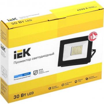 Прожектор IEK СДО 06-30 IP65 6500K черный [LPDO601-30-65-K02] фото 2