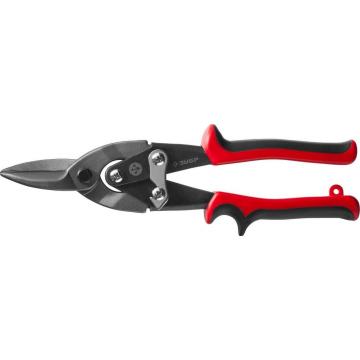 Ножницы по металлу ЗУБР МАСТЕР двухрычажные, прямые, у8а, 250 мм [23140-S] фото 1