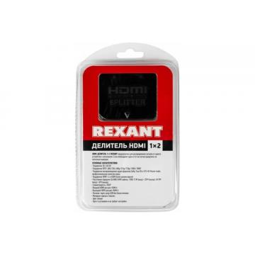 Делитель гнездо REXANT 17-6951 HDMI на 2 гнезда HDMI, пластик фото 4