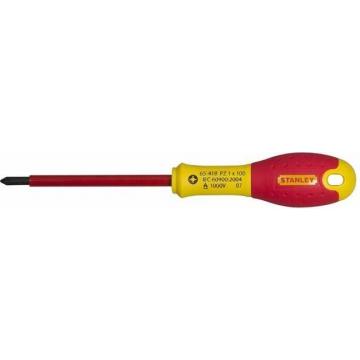 Отвертка крестовая STANLEY VDE FATMAX 0-65-418 PZ1 х 100 мм [0-65-418] фото 1