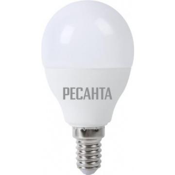 Лампа светодиодная Ресанта G45 7W 4000К E14 [76/1/8] фото 1