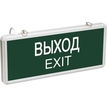 Светильник аварийный IEK  ССА 1001 "ВЫХОД-EXIT" одностор. 3Вт ИЭК [LSSA0-1001-003-K03] фото 1