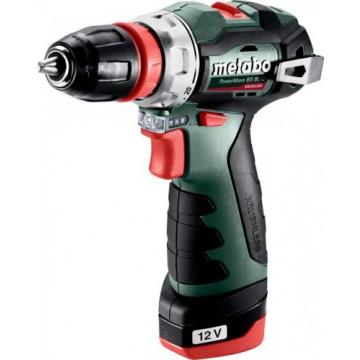 Дрель-шуруповерт аккумуляторная METABO PowerMaxx BS BL Quick 2x2.0 Ач бесщеточная [601749500] фото 1