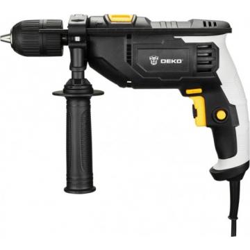 Дрель ударная сетевая DEKO DKID850W BMC and quick-release chuck в кейсе [063-4326] фото 1