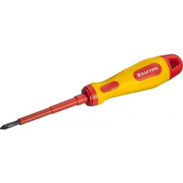 Отвертка крестовая диэлектрическая KRAFTOOL X-Drive ELECTRO VDE 1000 V PH 1 х 80 мм 250084-1-080 [250084-1-080] фото 1