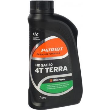 Масло для 4-тактных бензиновых двигателей PATRIOT G-Motion SAE 30 HD 4Т TERRA 1 л [850030400] фото 1