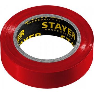 Изолента STAYER Protect-10 пвх, не поддерживает горение, 10м (0,13х15 мм), кр [12291-R_z01] фото 1