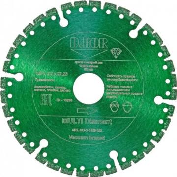 Алмазный диск универсальный D.BOR MULTI Diamant V-4 125х22.2 мм [D-MU-D-0125-022] фото 1