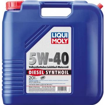 Масло дизельное LIQUI MOLY SAE  5W40 Diesel Synthoil  20 л 1342 cинтетическое [1342] фото 1