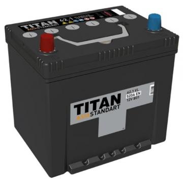 Аккумулятор Titan ASIA STANDART 62.1 VL B01 520А [4607008886955] фото 1