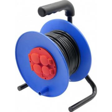 Удлинитель на катушке GLANZEN EC-30-011 ПВС 3х2.5  30м фото 1