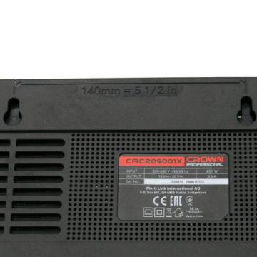 Зарядное устройство Crown для АКБ 20В Li-ion быстрое [CAC209001X] фото 4