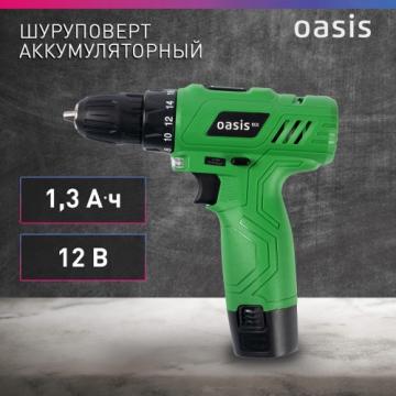 Дрель-шуруповерт аккумуляторная OASIS AV-12 eco [4640039486534] фото 2