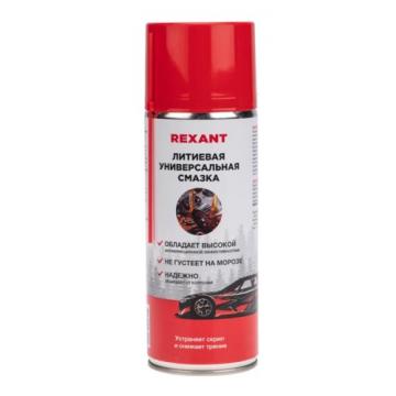 Смазка универсальная литиевая REXANT 520 мл, аэрозоль [85-0076] фото 1