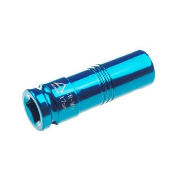 Ударная головка 6-ти гранная с посадкой 1/2" ARNEZI R0300517 17 мм Cr-Mo удлиненная для колесных дисков фото 2