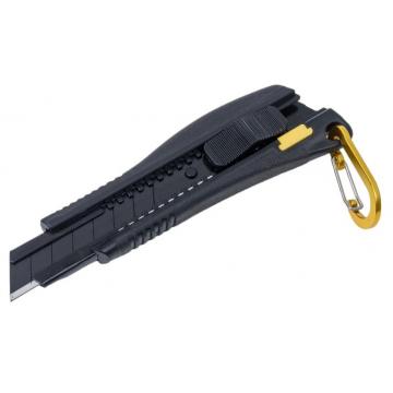 Нож строительный HANSKONNER HK1076-08-04 18мм, быстрая разблокировка, лезвие SK2 1.0мм фото 1