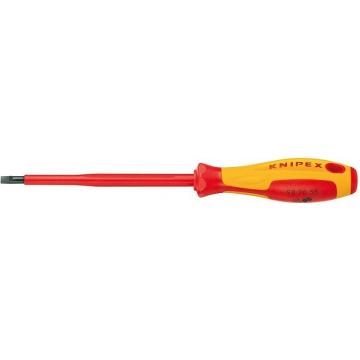 Отвертка шлицевая диэлектрическая KNIPEX 982065 1000 V, 6.5 x 262 мм [KN-982065] фото 1