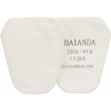 Фильтр для защиты от твердых и жидких частиц BAIANDA 2509 P1R, 10 шт фото 1