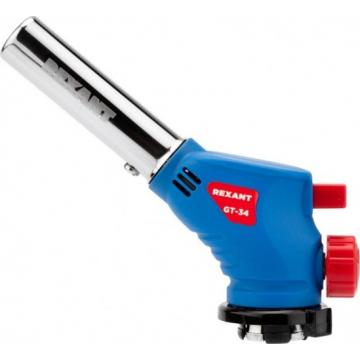 Газовая горелка REXANT GT-34 360° с пьезоподжигом [12-0034] фото 1