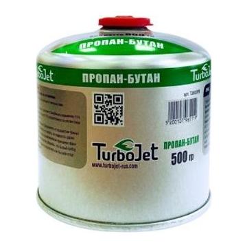 Газовый баллон TurboJet TJ800PB для горелок, резьба 7/16, 500 г., 800 мл фото 1