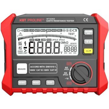 Измеритель сопротивления КВТ KT 2302 PROLINE заземления [87240] фото 1