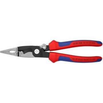 Клещи электромонтажные KNIPEX 1392200SB 200 мм 6-в-1 [KN-1392200SB] фото 1