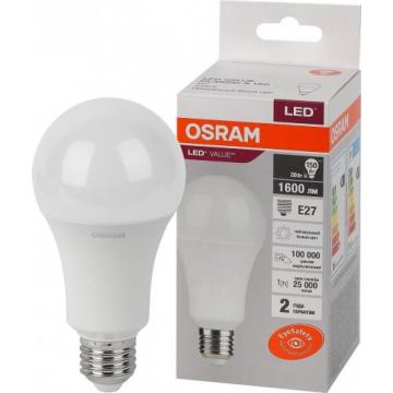 Лампа светодиодная Osram LED VALUE cla150 20sw/840 230v e27 10x1 [4058075579323] фото 1