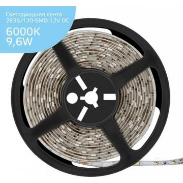 Лента светодиодная GAUSS Elementary 2835/120-smd 9.6w 12v dc холодный белый ip66 (zip  [356000310] фото 1