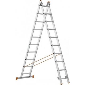 Лестница-стремянка двухсекционная Sarayli 2х10 [4210] фото 1