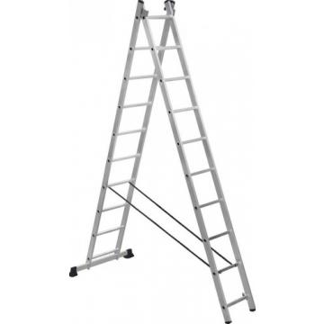 Лестница-стремянка двухсекционная SCALA SC2010 2х10 фото 1