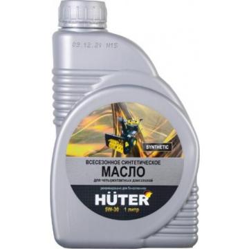 Масло для 4-тактных бензиновых двигателей HUTER SAE  5W30 1 л синтетическое [73/8/1/2] фото 1