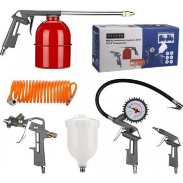 Набор пневмоинструмента ZITREK 5PCS (5 предметов) [018-0904] фото 1