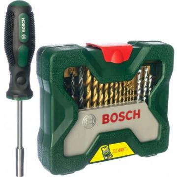 Набор сверл универсальный BOSCH Titanium X-Line-40 Set + ручная отвертка [2607017334] фото 1