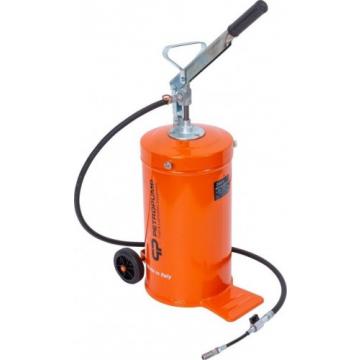 Нагнетатель смазки Petropump PP210014 ручной емкостью 16 кг с тележкой, 150 бар, эконом  фото 1
