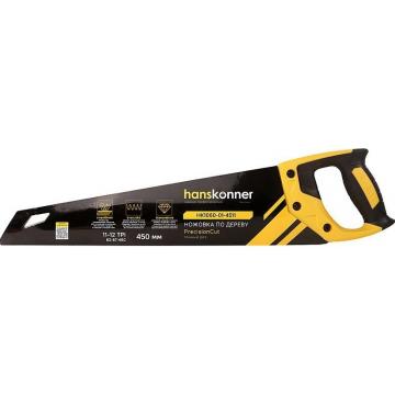 Ножовка по дереву HANSKONNER HK1060-01-4511 450мм, чистый рез фото 1