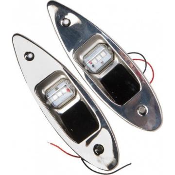 Огни ходовые SKIPPER SK-00195LD врезные (нержавеющая сталь) фото 1