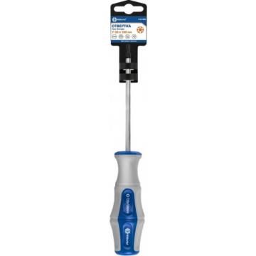 Отвертка TX Кобальт 910-058 ultra grip tamper-20х100 мм cr-v, двухкомпонентная фото 1
