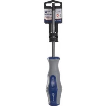 Отвертка TX Кобальт 910-096 ultra griptamper-40х125 мм cr-v, двухкомпонентная  фото 1