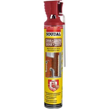 Пена монтажная SOUDAL с аппликатором GENIUS GUN (750 мл) 131132 [131132] фото 1