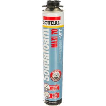 Пена монтажная SOUDAL SOUDAFOAM MAXI 70 профессиональная, всесезонная (870 мл) 118316 [118316] фото 1