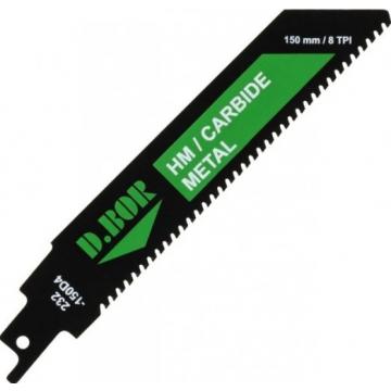 Полотна для сабельных пил D.BOR 115/150*3 мм HM / CARBIDE / METAL по металлу 1 шт. [D-232-150D4-01] фото 1
