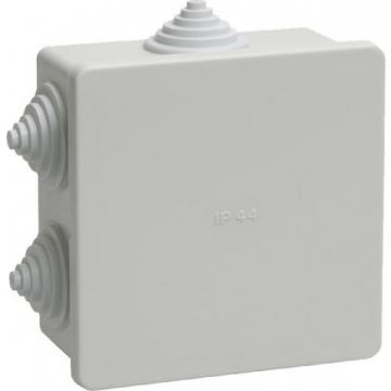 Распаячная коробка IEK KM41235 оп 85х85х40 ip44 (6 каб.ввод.) [UKO11-085-085-040-K41-44] фото 1