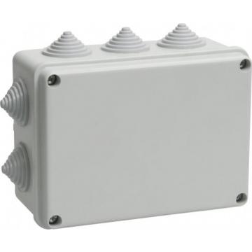 Распаячная коробка IEK KM41242 оп 150х110х70 ip55 (10 каб.ввод.) [UKO10-150-110-070-K41-55] фото 1