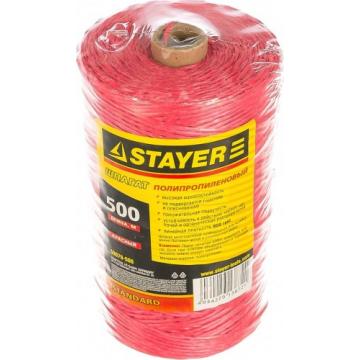 Шпагат многоцелевой полипропиленовый STAYER MASTER d=1,5 мм, красный, 500 м [50079-500] фото 1