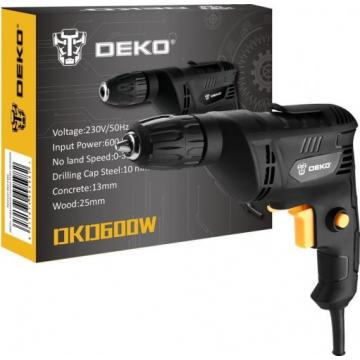 Дрель безударная сетевая DEKO DKD600W [063-4181] фото 1