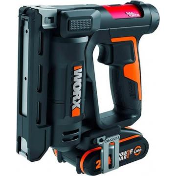 Скобозабиватель аккумуляторный Worx WX843.9 без АКБ и ЗУ [WX843.9] фото 1