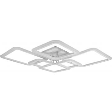 Светодиодная диммируемая люстра GLANZEN LED-0120-SQUARE-white с пультом управления фото 1