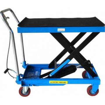 Тележка гидравлическая AE&T TLF-100 платформенная 1000кг фото 1